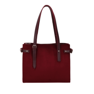 Classic Burgundy Box Tote